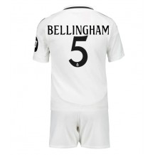 Real Madrid Jude Bellingham #5 Hjemmedraktsett Barn 2024-25 Kortermet (+ Korte bukser)